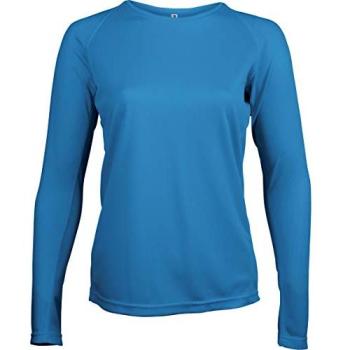 Proact Damen Athletikshirt Blau M – Laufshirt
