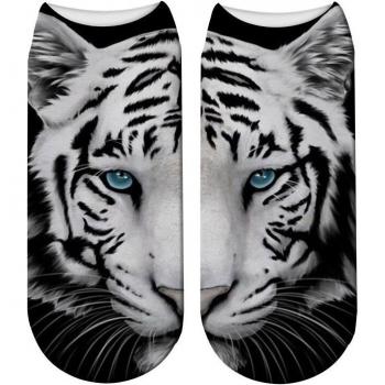 Calcetines tobilleros estampado tigre
