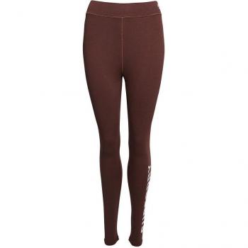 Superdry Code Core High Waist, calzamaglia granata, femmina, M