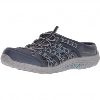 Skechers Damen Reggae Fest-Marlin Slip On Sneaker, Blau, 36 EU