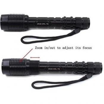 Linterna recargable CREE XM-L T6 3000 lúmenes Gewiss