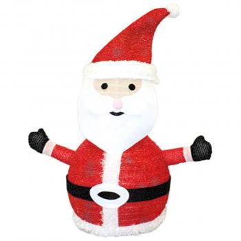 Plegable Festivo: Papá Noel LED 2W con Temporizador