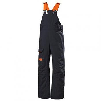 Pantaloni da neve Helly Hansen Summit Bib PrimaLoft blu arancione per bambini 14 anni