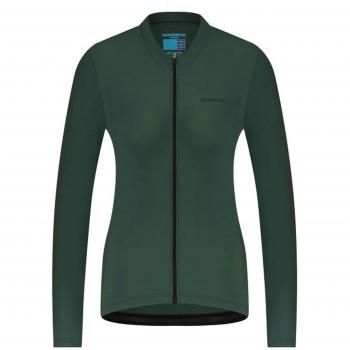 Shimano ELEMENT Langarmtrikot für Damen, Grün