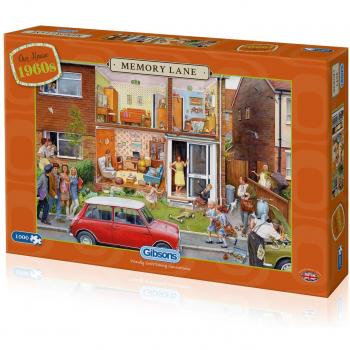 Gibsons Puzzle Our House in the 1960s der Serie Memory Lane (1000 Teile)