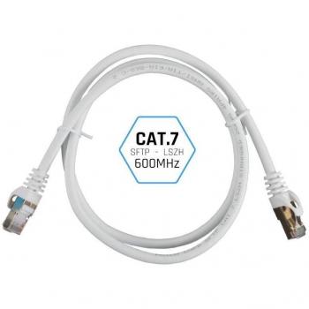 Cable de Red Rígido FTP Categoría 7 iggual IGG318669 Blanco 1 m