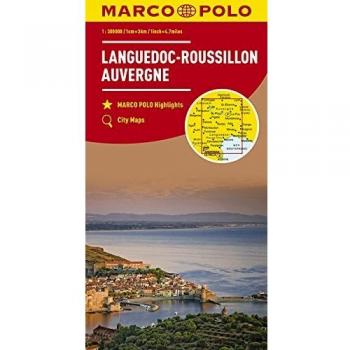 MARCO POLO Karte Frankreich Languedoc-Roussillon, Auvergne 1:300 000: Wegenkaart 1:300 000 (MARCO POLO Karten 1:300.000)