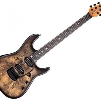 Ernie Ball Music Man Jason Richardson Cutlass Buckeye Burl