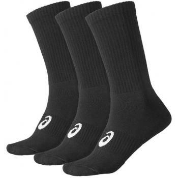 Asics Crew Sports Socks 3 Pack Black Size 47-49