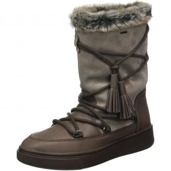 Geox D Mayrah B ABX A, Bottes de Neige Femme, Marron
