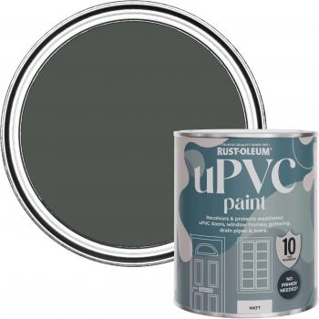 Rust-Oleum uPVC Door and Window Paint Graphite Matt 750ml