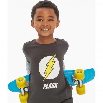 Maglia Grigia Flash DC Kids Taglia 8