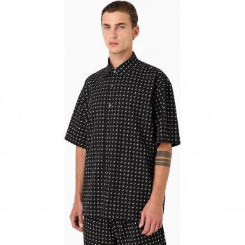 Chemise noire EMPORIO ARMANI Homme Taille M