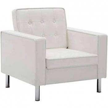 White Velvet‑Look Pillow – 75 × 70 × 75 cm, vidaXL