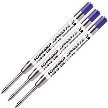 Kugelschreiberminette Blau, Schneider 77305 – 3er Pack