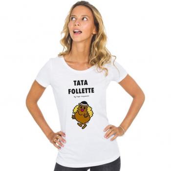T-shirt casual donna TATA FOLETTE 2 S alb