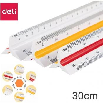 Deli Student Triangular Scale E8930