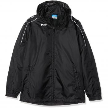 JAKO Kinder Allwetterjacke Team, Schwarz, 164