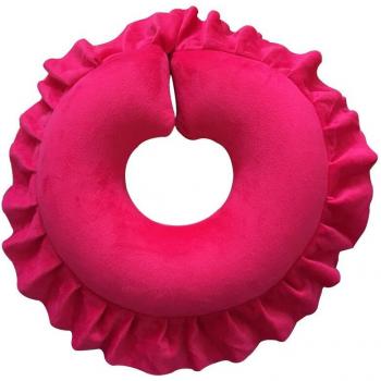 Oreiller rond en latex pour soins esthétiques