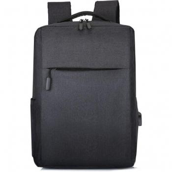 Nylon Travel Laptop Backpack for Men with USB Charging