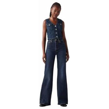 Jean Femme Levi's Ribcage Bells Bleu Moyen W27 L30