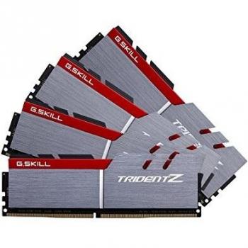 G.Skill Trident Z Plata/Rojo DDR4-3600 64GB Kit (4x16GB) CL17 DIMM Memoria Gaming