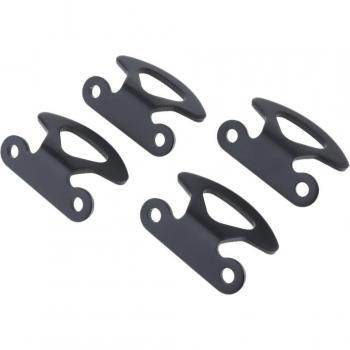 Inner Tie Down Hooks for Ford F150 Truck Bed Black Metal (4 Pack)
