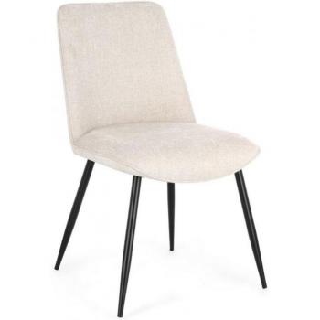 Cora Arredo Interno Sedia Nero e Beige