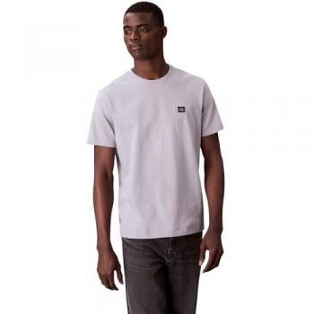 Camiseta Deportiva CKJ SS Badge 30S para Hombre en Gris