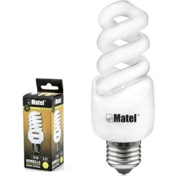 LED Matel E27 25W 2700K Bombilla Espiral