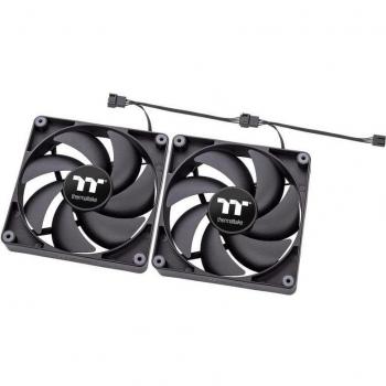 Thermaltake CL-F147-PL12BL-A PC-Gehäuse-Lüfter Schwarz (B x H x T) 120 x 120 x 25 mm