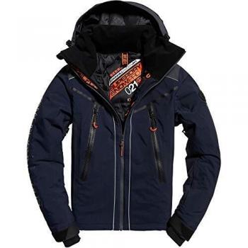 Giacca Uomo Superdry Downhill Racer Padded Navy/Carbonio XL