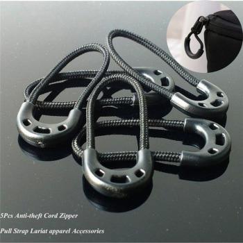 5/10Pcs Anti-Theft Zip Pulls with Cord Ends for Clothing