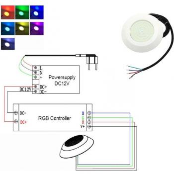 Spa LED RGB para piscinas y saunas