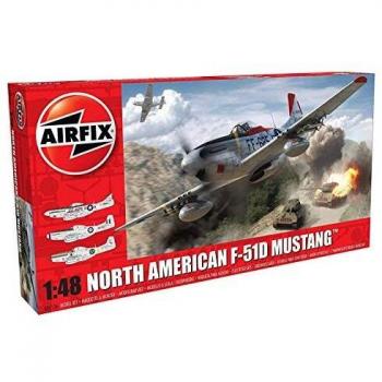 Airfix  North American F-51D Mustang Plastic Model Kit A05136 1/48