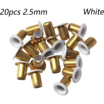 Botones a presión metálicos para muñecas, 20 Uds., 2,5mm