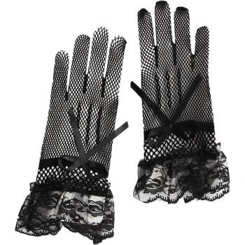 Guantes de encaje retro para fiesta