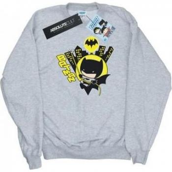 DC Comics Chibi Batman White Sweater – Men’s Medium