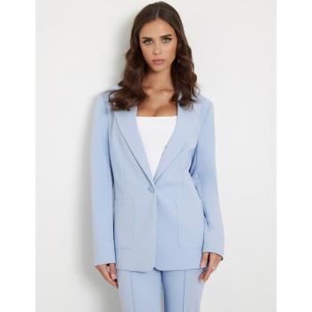 Guess Women's Light Blue Trendy Jacket Size L