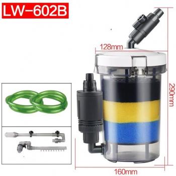 SUNSUN LW Series LW-603B Aquarium Transparent Mini Pre-filter with Filter Cotton for Fish Tank