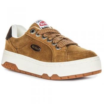 Kickers 70 Lo Sued Tan Sneakers