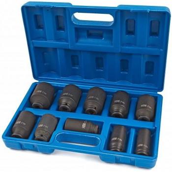 HBM 1/2 Kit de Douilles Grandes Tailles 10 Pièces