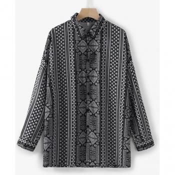 Ropa de Verano Hombre Camisa Plus S-3XL Tropical
