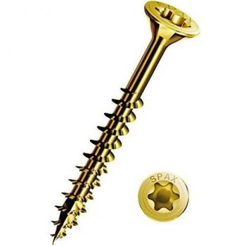 Lot de 250 vis acier tête fraisée torx SPAX, Diam.4 mm x L. 70 mm