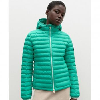 Chaqueta Ecoalf Atlantic acolchada verde oscuro para mujer