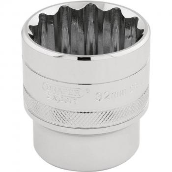 Draper 1/2 Square Drive Hi-Torq 12 Point Socket (32mm) | 33593