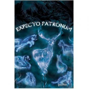 Harry Potter Patronus Poster One Size Bleu