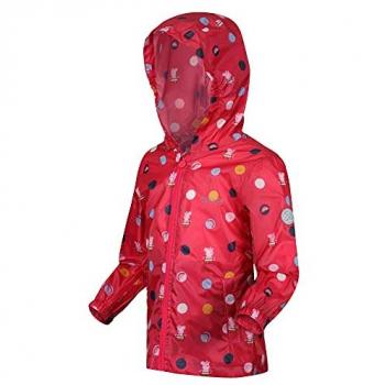 Abrigo ligero y resistente al agua Regatta Peppa Pig, estilo rosa, para pequeños exploradores