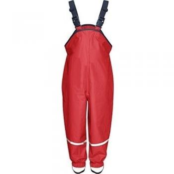 Playshoes Regenlatzhose rot mit Textilfutter, Größe: 98
