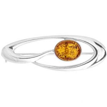 Damen‑Brosche Wilma – Ostsee‑Schmuck, Silber 925